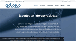 Desktop Screenshot of caduceus.es